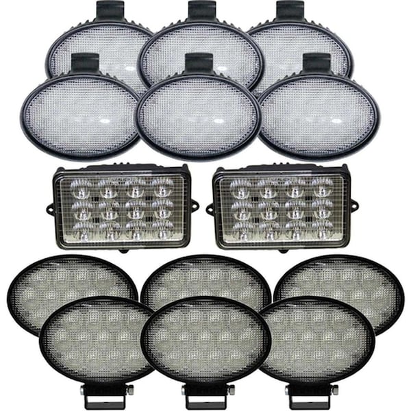 Aftermarket Complete Fits John Deere 90609070STS Series Combine LED Light Kit 2785-KM - main